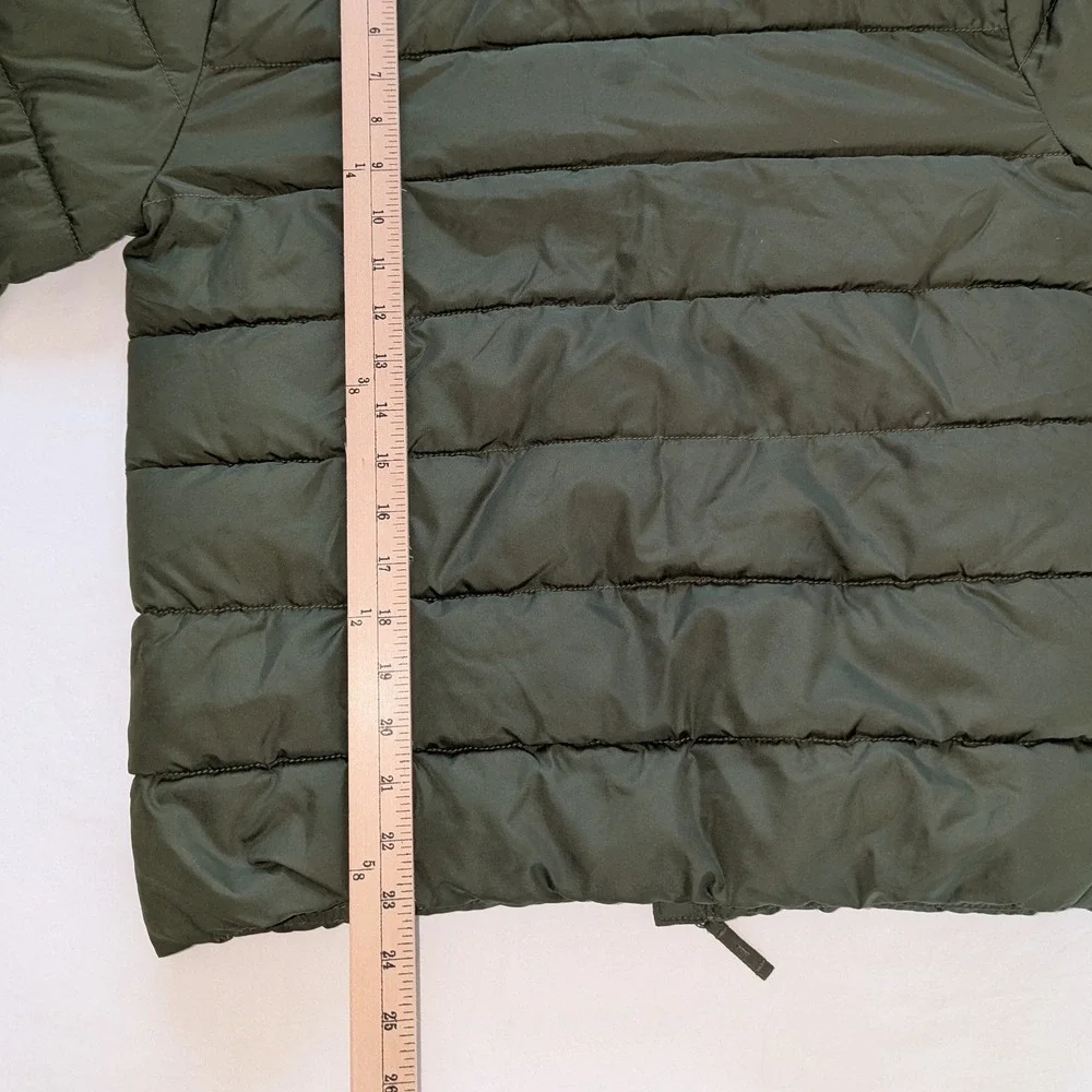 The Childrens Place Puffer Jacket Olive Green‎ Kids Size XL 14 Winter Coat